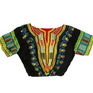 Dashiki crop top medium